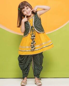 aj dezines Girls Kurta Suit Set-picture-24
