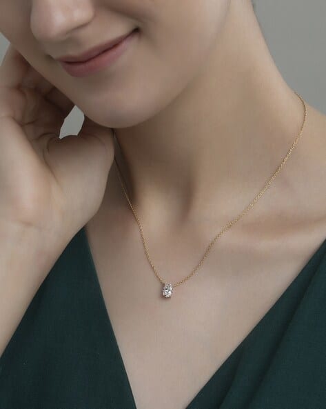 Buy Yellow Gold Chains for Girls by BY CKC Online