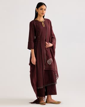 ancestry Women Paisley Embroidered Dupatta-picture-35