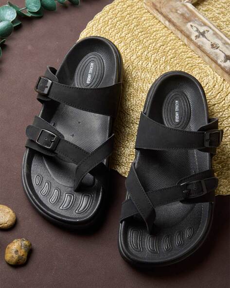 Men Toe-Ring Slip-On Sandals