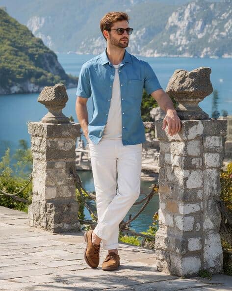 Buy Blue Shirts for Men by Buda Jeans Co Online