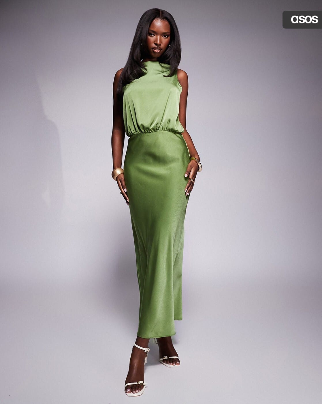 asos green silk dress Women's Betsey's Fruit Dress in Black | Size 3XL main image 1