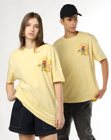 Unisex Oversized Fit Round-Neck Holi T-Shirt