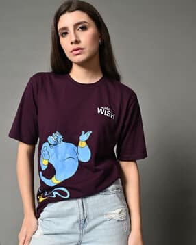 oyeebro Women Oversized Fit Graphic T-shirt-picture-36
