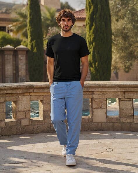 Buda Jeans Co Men Relaxed Fit Pleated Pants