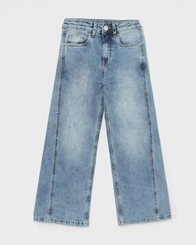 fame forever by lifestyle Girls Stretchable Straight Jeans-picture-40