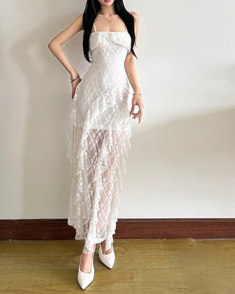Buy White Dresses for Women by Lulu & Sky Online | Ajio.com
