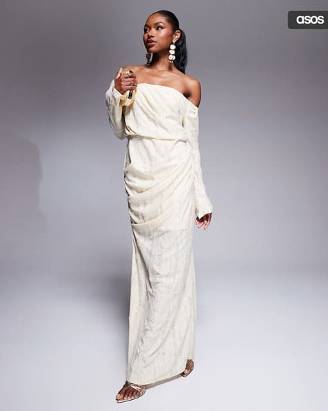 Buy Ivory Dresses for Women by ASOS DESIGN Online