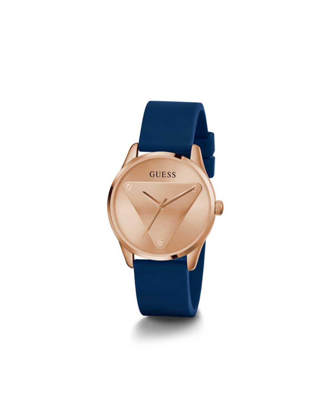 Rose Gold Watch Guess Blue Strap Watch Buy Rose Gold Watches For