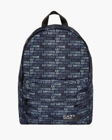 All Over Logo Print Backpack