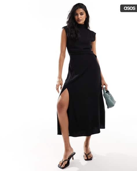 Cami Midi Slip Lace Up Back Slip Dress ASOS DESIGN Bridesmaid Cami