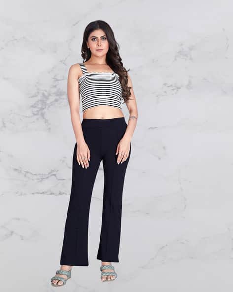 RAMADHANI CLOTH Women Slim Fit Single-Pleat Trousers