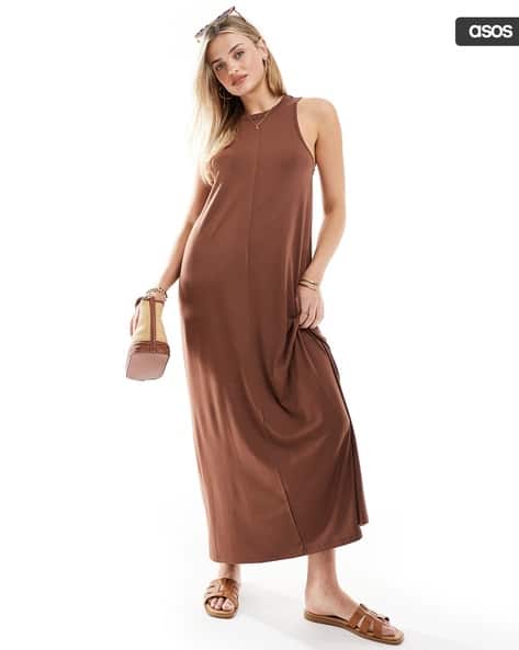 Buy Chocolate Brown Dresses for Women by ASOS DESIGN Online | Ajio.com Buy Chocolate Brown Dresses for Women by ASOS DESIGN Online | Ajio.com