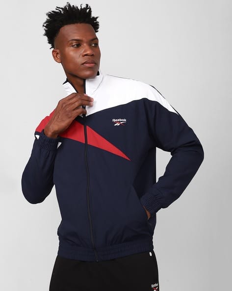 Buy Navy Jackets & Coats for Men by Reebok Classic Online | Ajio.com
