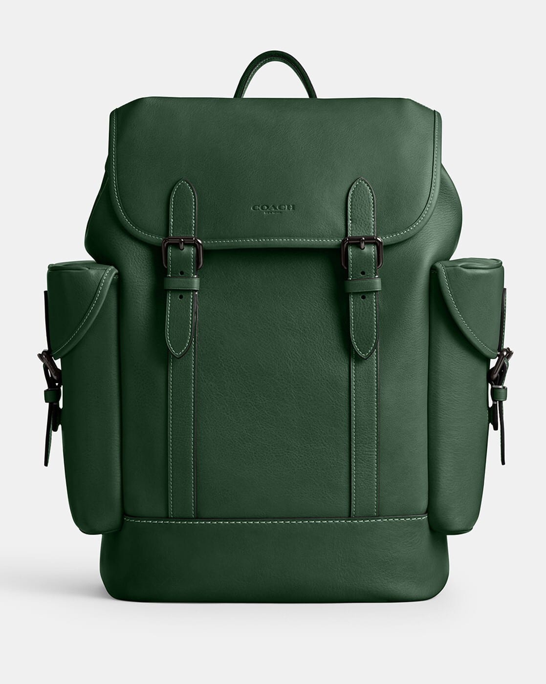 coach backpack men green Buy Coach Leather Hitch Backpack | Green Color Men