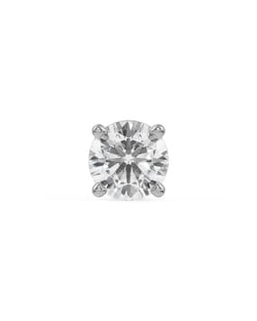 emori Men Yellow Gold Solitaire Lab Grown Diamond Stud Earring-picture-53
