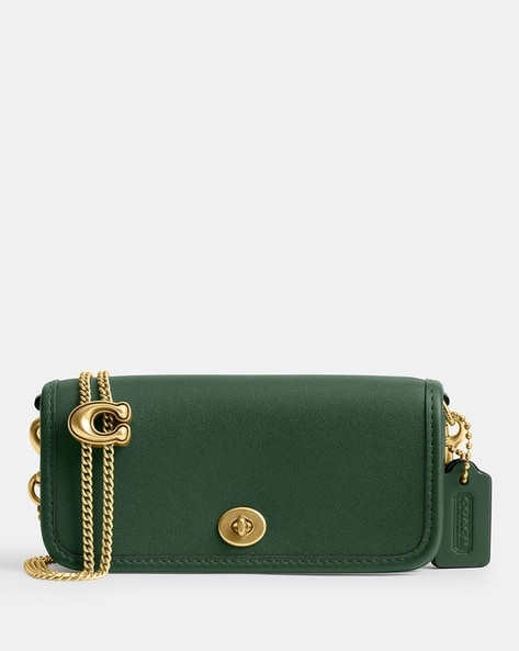 Buy Coach Women Dinky Small Leather 14 Sling Bag | Brown Buy Coach Women Dinky Small Leather 14 Sling Bag | Brown