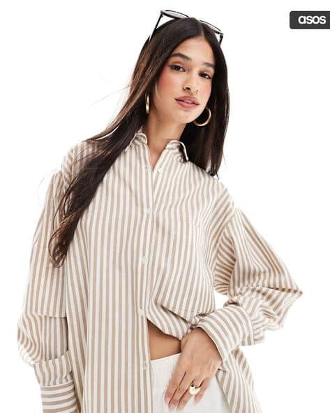 Buy Green Shirts for Women by ASOS DESIGN Online