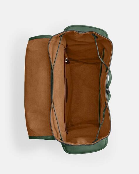 coach hitch backpack green In Micro Signature Jacquard In Amazon Refined pebble leather Inside zip and multifunction pockets Double zip closure fabric lining Handle with 2 1/4 drop Outside zip pocket Adjustable shoulder straps 10 3/4 (L) x 12 1/2 (H) x 4 3/4 (W) Style No. Restored Hitch Backpack | COACH