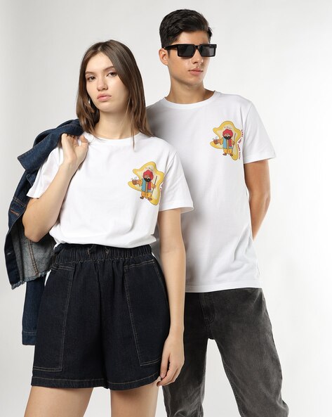 Unisex Regular Fit Round-Neck Holi T-Shirt