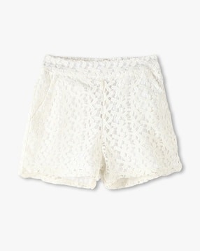 point cove Girls Crochet Slim Fit Shorts-picture-32