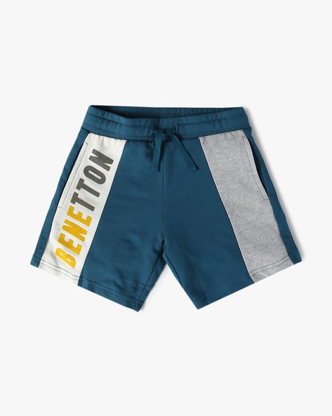 UNITED COLORS OF BENETTON Boys Brand Print Regular Fit Shorts