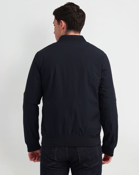 Men Brand Print Regular Fit Winter BomberJacket - Image 3