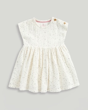 mothercare Girls Printed Fit & Flare Dress & Knickers Set-picture-21