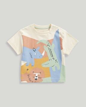 mothercare Boys Junglemania Print Boxy Fit Round-Neck T-Shirt-picture-42