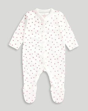 mothercare Infants Micro Print Cotton Romper-picture-40