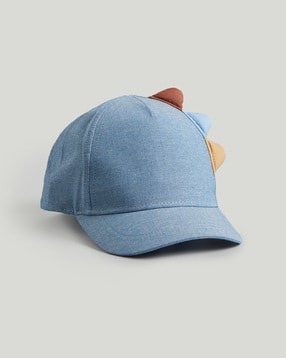 mothercare Boys Chambray Dinosaur Baseball Cap with 3D Spikes Accent-picture-32