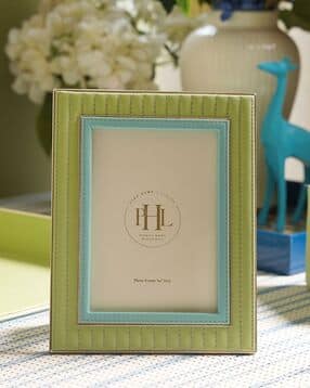 pure home and living Stitched Faux Leather Photo Frame - Medium-picture-22