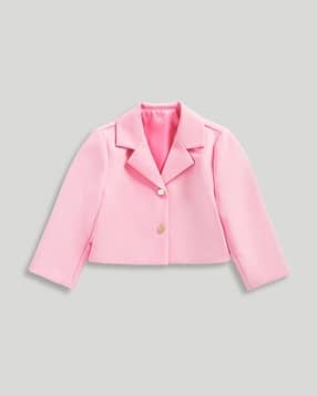 mothercare Girls Single-Breasted Cropped Blazer-picture-42