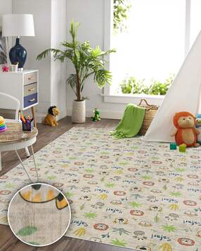kaleen india Rectangle Shape Rug in a Bag-Washable-picture-12