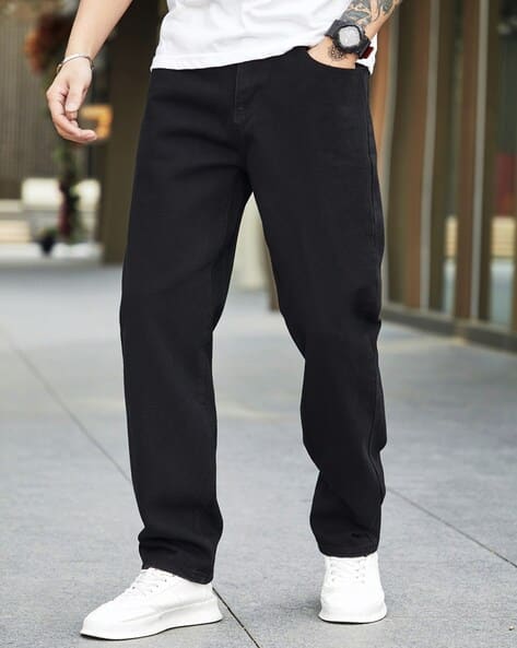KOTTY Men Low Rise Straight Jeans