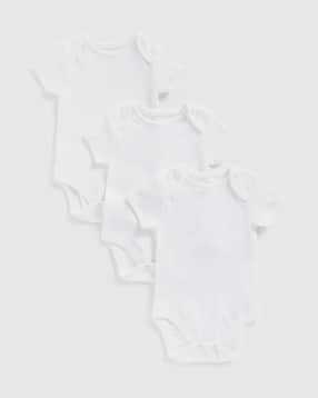 mothercare Boys Pack of 3 Cotton Bodysuit-picture-40