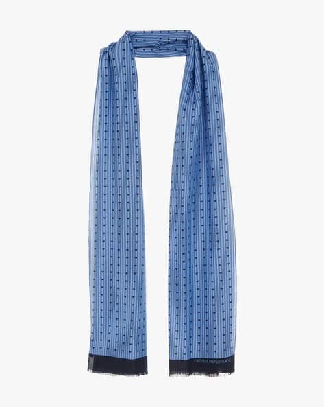Emporio Armani ロングストール archive Y2K エディ Buy EMPORIO ARMANI All-Over Eagle Modal-Blend Jacquard Stole