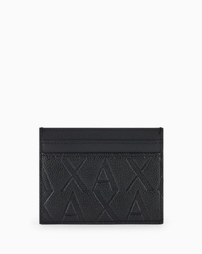 armani exchange Men Liam Logo Embossed Card Holder-picture-44