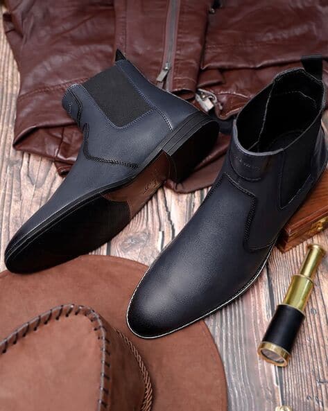 Buy Blue Boots for Men by LOUIS STITCH Online