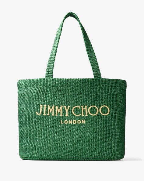 Buy Jimmy Choo Beach Large Tote Bag | Blue Color Women | AJIO LUXE