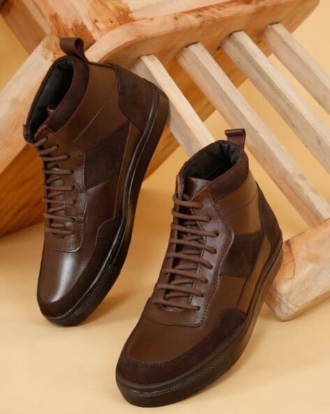 TEAKWOOD LEATHERS Men Lace-Up Sneakers