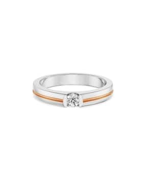 Men White Gold Jeff Lab Grown Diamond-Studded Band Ring-image-33