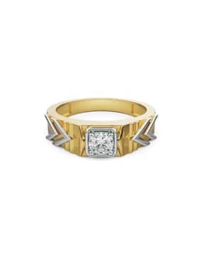 Diamond Ring For Men Lalitha Jewellery Mens Gold Rings Buy White
