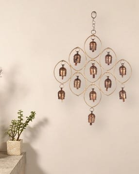 12 Copper Bells Antique Finished Wind Chime
