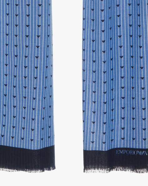 Buy EMPORIO ARMANI All-Over Eagle Modal-Blend Jacquard Stole