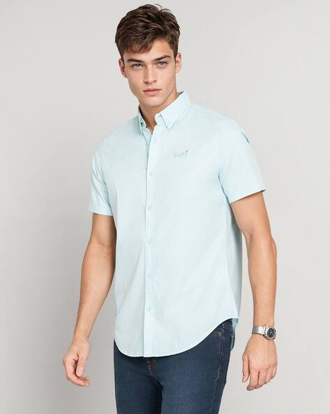SUPERDRY Short-Sleeve Premium Stretch Conc Shirt