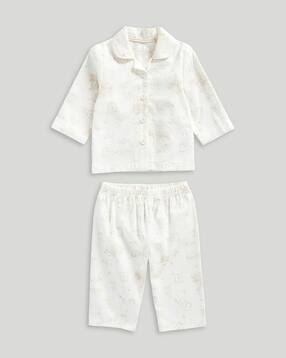 mothercare Unisex Animal Printed Cotton Pyjama Set-picture-28