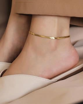 glowzi Women Gold-Toned Anklets-picture-22