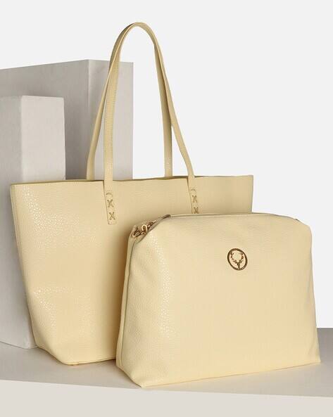 ALLEN SOLLY Women Tote Bag with Pouch
