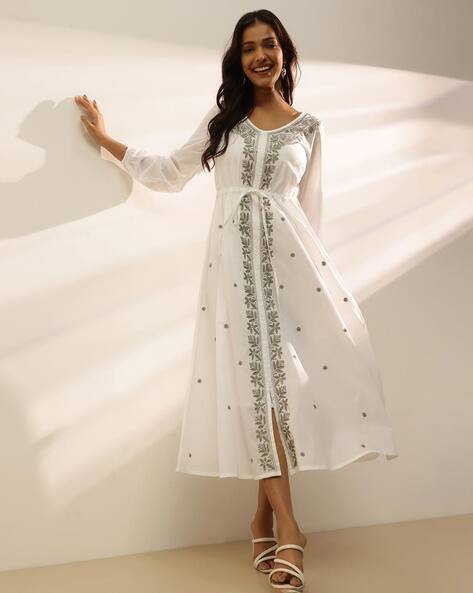 Buy White Dresses for Women by Fabindia Online